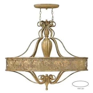ELSTEAD CARABEL HK/CARABEL/P/D 6lt Oval Chandelier