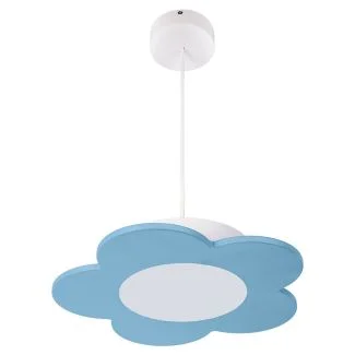 Hellux 9550114 Lampa Fiore LED zwis błękitny