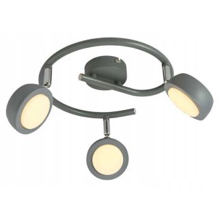 CANDELLUX 98-66558 MILD SPIRALA 3X6W LED SZARY 3000K