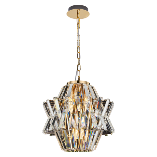 MILAGRO ML0399 Żyrandol CROWN GOLD 4xE14
