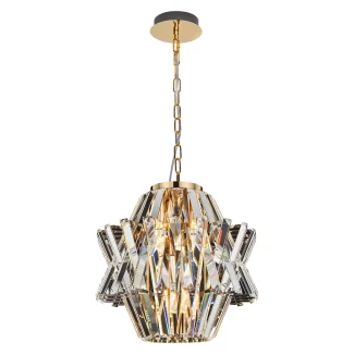 MILAGRO ML0399 Żyrandol CROWN GOLD 4xE14