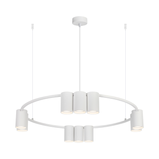 MILAGRO ML0374 Lampa wisząca (koło) GENESIS WHITE 10xGU10