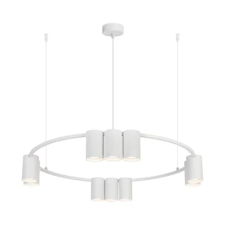 MILAGRO ML0374 Lampa wisząca (koło) GENESIS WHITE 10xGU10