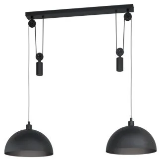 EGLO 43436 LAMPA WINKWORTH 1 OPRAWA WISZĄCA HL/2 E27 SCHWARZ WINKWORTH 1