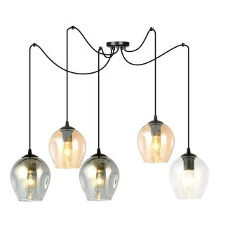 EMIBIG 759/5 LAMPA WISZĄCA LEVEL 5 BL MIX