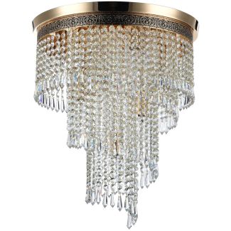 MAYTONI DIA522-CL-07-G Royal Classic Cascade Chandelier Gold