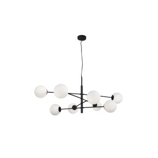 AZZARDO AZ4422 OVIEDO 8 BK/BK DECORATIVE PENDANT BLACK