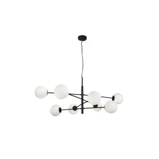 AZZARDO AZ4422 OVIEDO 8 BK/BK DECORATIVE PENDANT BLACK