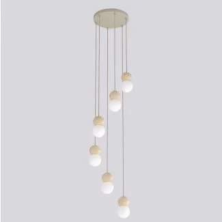 EMIBIG 1673/6 LOOP 6 MOKKA LAMPA WISZĄCA