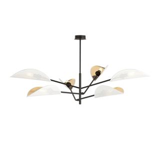 EMIBIG 1159/6 LAMPA SUFITOWA VENE 6 WHITE/GOLD