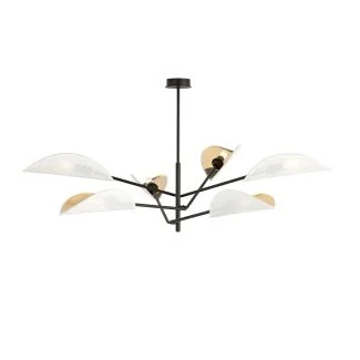 EMIBIG 1159/6 LAMPA SUFITOWA VENE 6 WHITE/GOLD