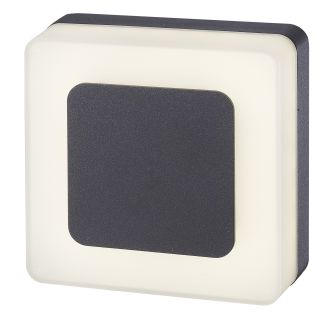 AZZARDO AZ4461 ENOK SQUARE WALL 3000K BK TECHNICAL WALL BLACK