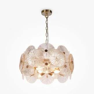 MAYTONI Aster MOD007PL-08G Lampa wisząca - kolor Złoty