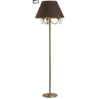 KUTEK COCO COC-LS-3(P/A). lampa podłogowa mosiężna