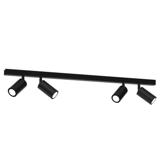 MILAGRO MLP8797 Lampa sufitowa HUDSON BLACK 4xGU10