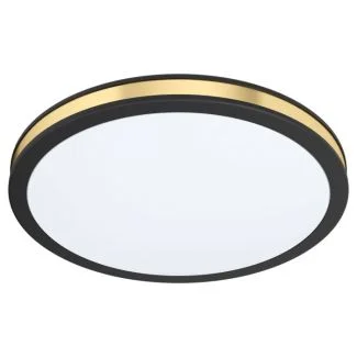 EGLO 99406 LAMPA PESCAITO OPRAWA ŚCIENNA / SUFITOWA LED-DL Ø280 SCHWARZ/GOLD PESCAITO