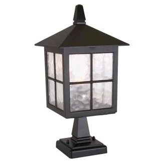 ELSTEAD WINCHESTER BL25 BLACK Pedestal Lantern