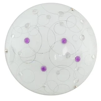 CANDELLUX 13-39125 ASTRO PLAFON 30 1X10W LED 6500K FIOLETOWY