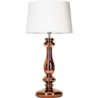 4 CONCEPTS VERSAILLES COPPER L204261228 lampa stołowa z abażurem
