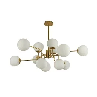 MAYTONI MOD221-PL-12-G Modern Erich Chandelier Brass