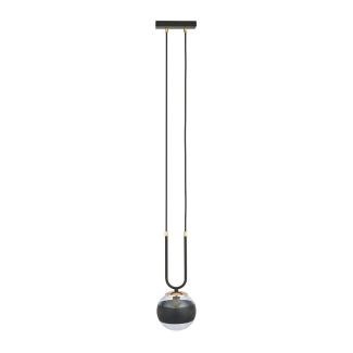 EMIBIG 1113/1 LAMPA WISZĄCA GLAM 1 BLACK/STRIPE