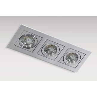 AZZARDO GM2301-ALU / AZ0801 Paco 3 (aluminium) Lampa wpuszczane