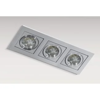 AZZARDO GM2301-ALU / AZ0801 Paco 3 (aluminium) Lampa wpuszczane