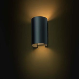 RENDL R11575 RON W 15/25 ścienna Monaco naftowa/srebrne PCV 230V E27 28W