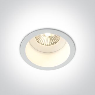 ONE LIGHT 10107WD/W/C Achelia biały wpust COB LED IP54 4000K 7W dark light