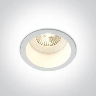 ONE LIGHT 10107WD/W/W Achelia biały wpust COB LED IP54 3000K 7W dark light