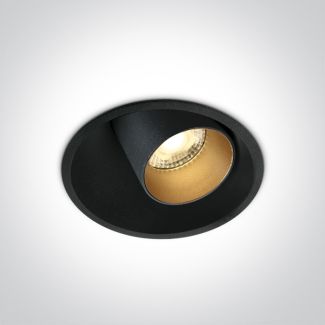 ONE LIGHT 11111C/B/W Wrilisia czarny wpust COB LED 3000K 11W