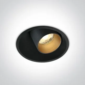 ONE LIGHT 11111C/B/W Wrilisia czarny wpust COB LED 3000K 11W