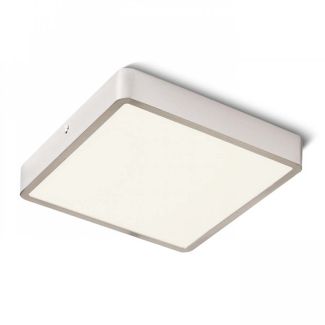 RENDL R12818 HUE SQ 22 sufitowa nikiel mat 230V LED 24W 3000K
