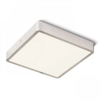 RENDL R12818 HUE SQ 22 sufitowa nikiel mat 230V LED 24W 3000K