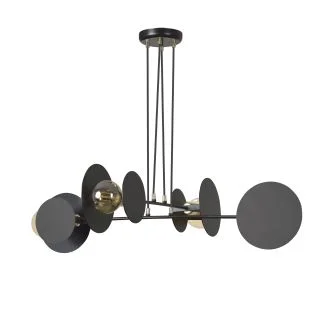 EMIBIG 792/4 IDEA 4 BLACK LAMPA WISZĄCA