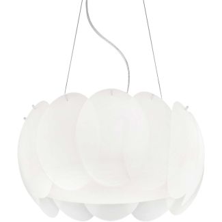 IDEAL LUX OVALINO SP5 BIANCO 074139