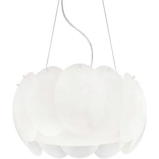 IDEAL LUX OVALINO SP5 BIANCO 074139