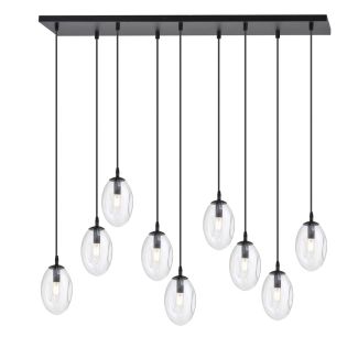 EMIBIG 1265/9 LAMPA SUFITOWA ASTRAL 9 BL TRANSPARENT