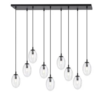 EMIBIG 1265/9 LAMPA SUFITOWA ASTRAL 9 BL TRANSPARENT