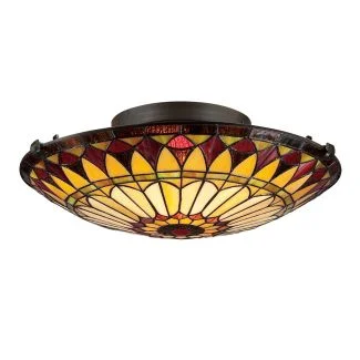 ELSTEAD West End QZ-WEST-END-F 2 Light Medium Floating Flush Mount