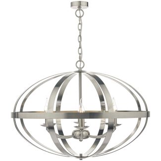 DAR SYM0646 SYMBOL 6LT PENDANT SAT CHR