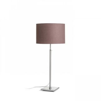 RENDL R12665 EDIKA stołowa brązowa nikiel mat 230V E27 42W