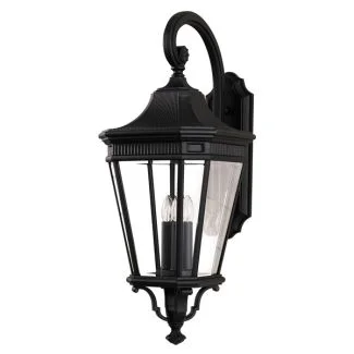 ELSTEAD COTSWOLD LANE FE/COTSLN2/L BK Large Wall Lantern