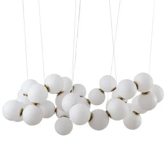 Step into design DP0254-1000 Lampa wisząca CORALLI-100 biało-mosiężna 100 cm