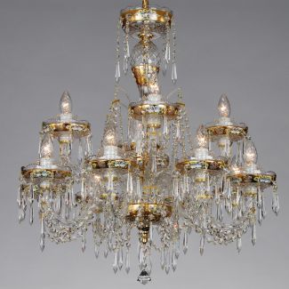 ECRYSTAL ZYR-12 Crystal-gilded