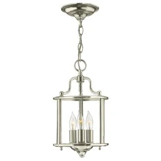 ELSTEAD Gentry HK-GENTRY-P-S-PN 3 Light Small Pendant - Polished Nickel