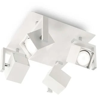 IDEAL LUX MOUSE PL4 BIANCO 073583