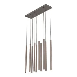 TK-LIGHTING 11490 FERRO NEW BROWN LAMPA WISZĄCA 10XG9 LISTWA