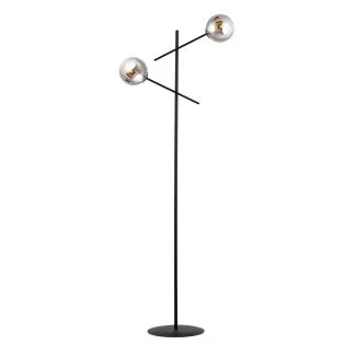 EMIBIG 1167/LP2 LAMPA PODŁOGOWA LINEAR LP2 BLACK/GRAFIT