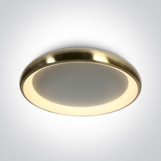 ONE LIGHT 62144N/BBS/W Aidoni 4 plafon LED 3000K 50W matowy mosiądz